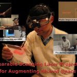 Wearable scanning laser projector (WSLP) for augmenting shared space