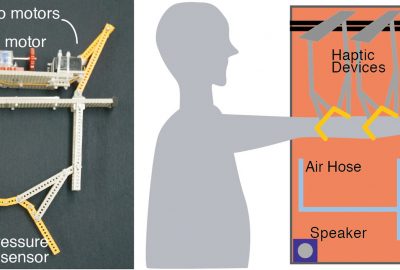 2013 Poster: Nishihara_Perch on My Arm!: A Haptic Device that Presents Weight and a Sense of Being Grabbed