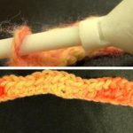 metamoCrochet: Augmenting Crocheting with Bi-stable Color Changing Inks