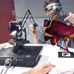 Haptic Collaboration with Augmented Reality