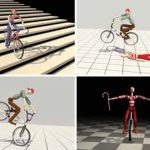 Learning bicycle stunts