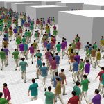 Implicit crowds: optimization integrator for robust crowd simulation