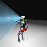 Deep learning of biomimetic sensorimotor control for biomechanical human animation