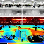 Noise-resilient Reconstruction of Panoramas and 3D Scenes Using Robot-mounted Unsynchronized Commodity RGB-D Cameras