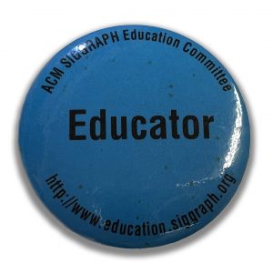 ©ACM SIGGRAPH Education Committee Educator Button