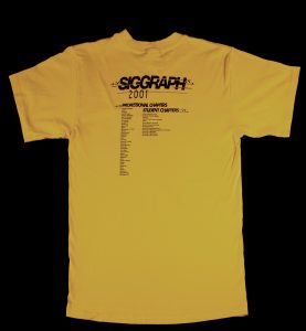 ©2001 SIGGRAPH Professional Chapters T-shirt