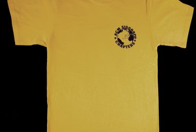 2001 SIGGRAPH Professional Chapters T-shirt Front