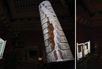 2018 Art Papers: Kang_CASTING: Site-Specific Projection Mapping Installation