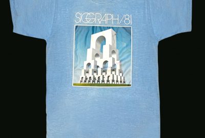 1981 SIGGRAPH Blue T-shirt Front