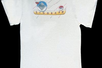 1985 SIGGRAPH White T-shirt Front