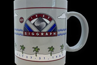 1987 SIGGRAPH Contributers Special Edition Mug Front
