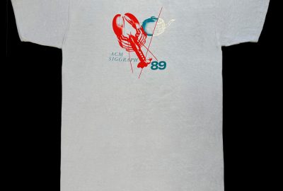 1989 SIGGRAPH Grey T-shirt Boston Front
