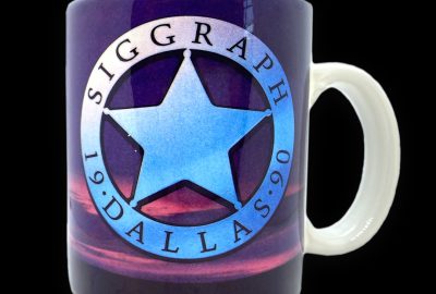 1990 SIGGRAPH Conference Mug Front