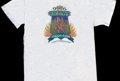 1996 SIGGRAPH White T-shirt Krewe Front