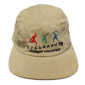 ©1998 SIGGRAPH Tan Student Volunteer Baseball Cap