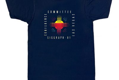 1991 SIGGRAPH Blue T-shirt Conference Committee Front
