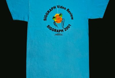 2001 SIGGRAPH Blue T-shirt SVR Front