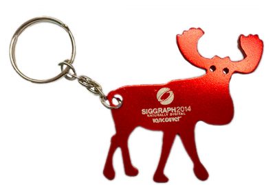 2014 SIGGRAPH keychain front
