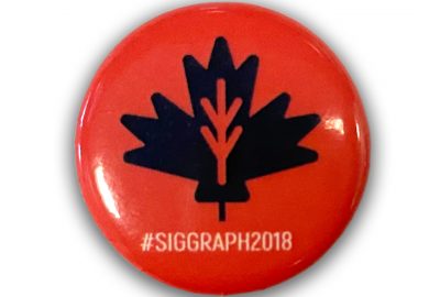 2018 SIGGRAPH Maple Leaf Button
