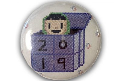 2019 SIGGRAPH Chapters Button Purple Box