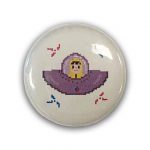 Chapters Button Purple Spaceship