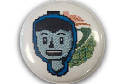 2019 SIGGRAPH Chapters Button Shay in Blue