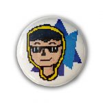 Chapters Button Shay with Blue Background