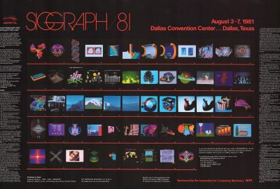 siggraph 1981 computer graphics annual conference poster dallas convention center