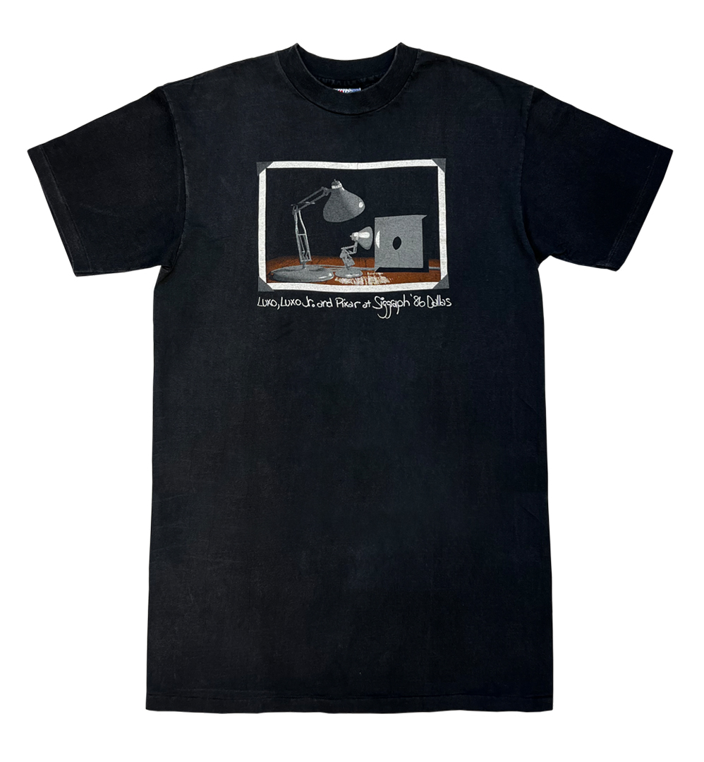 SIGGRAPH 1986: SIGGRAPH Black T-shirt Pixar – ACM SIGGRAPH HISTORY ARCHIVES