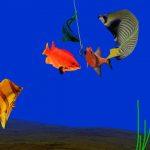 Artificial fishes: physics, locomotion, perception, behavior