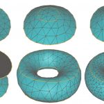 Free-form shape design using triangulated surfaces