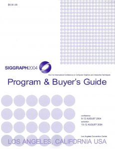 ©SIGGRAPH2004 Program and Buyer's Guide