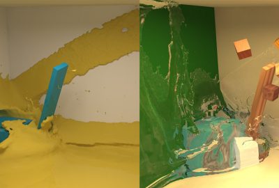 2004 Technical Paper: Carlson_Rigid Fluid: Animating the Interplay Between Rigid Bodies and Fluid