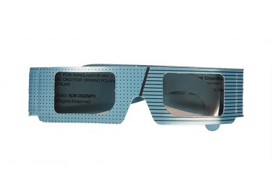 1989 SIGGRAPH-3D Glasses-ACM-Computer Graphic Theater-Front