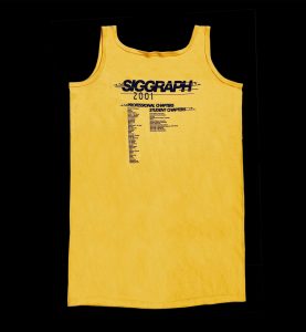 ©2001 SIGGRAPH Professional Chapters Yellow Tank top