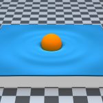 Solid-fluid interaction with surface-tension-dominant contact