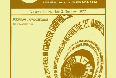 SIGGRAPH 1977 Proceedings Front