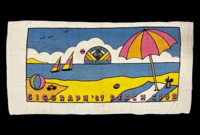 1987-SIGGRAPH-Beach-Club-Towel
