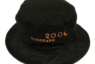 2000-SIGGRAPH-Black-Bucket-Hat-front
