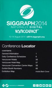 ©SIGGRAPH 2014 Conference Locator