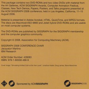 ©Full Conference DVD-ROM ACM SIGGRAPH 2008