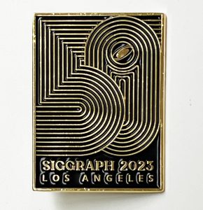 ©SIGGRAPH 50th Anniversary Pin 2023