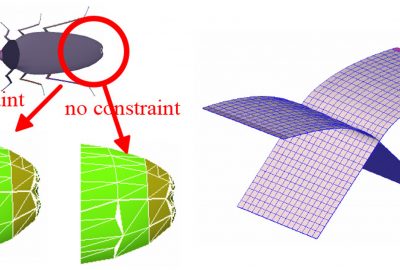 2007 Posters: Ogawa Surface based Deformation for Disconnected Mesh Models