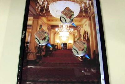 2007 Posters: Sugimoto Tiny Dancing Robots: Display Based Computing for Multi Robot Control Systems