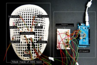2012 Posters Shoji mimicat Face input interface supporting animatronics costume performer`s facial expression 04