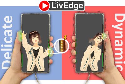 2023 E-Tech: Takami_LivEdge: Haptic Live Stream Interaction on a Smartphone by Electro-tactile Sensation Through the Edges