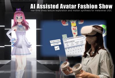 2023 Poster: Kohyama_AI-Assisted Avatar Fashion show: Real-Time Dress Texture Exploration and Motion Synthesis for Metaverse UGC