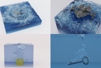 2023 Technical Papers: Li_Fluid-Solid Coupling in Kinetic Two-Phase Flow Simulation