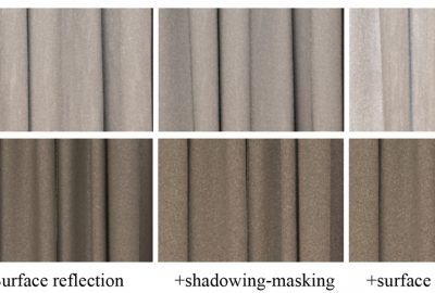 2023 Technical Papers: Zhu_A Realistic Surface-based Cloth Rendering Model