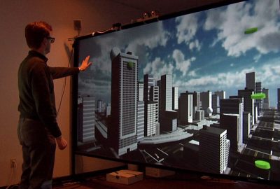 2010 Poster: Gotardo Integrated Space: Authoring in an Immersive Environment with 3D Body Tracking